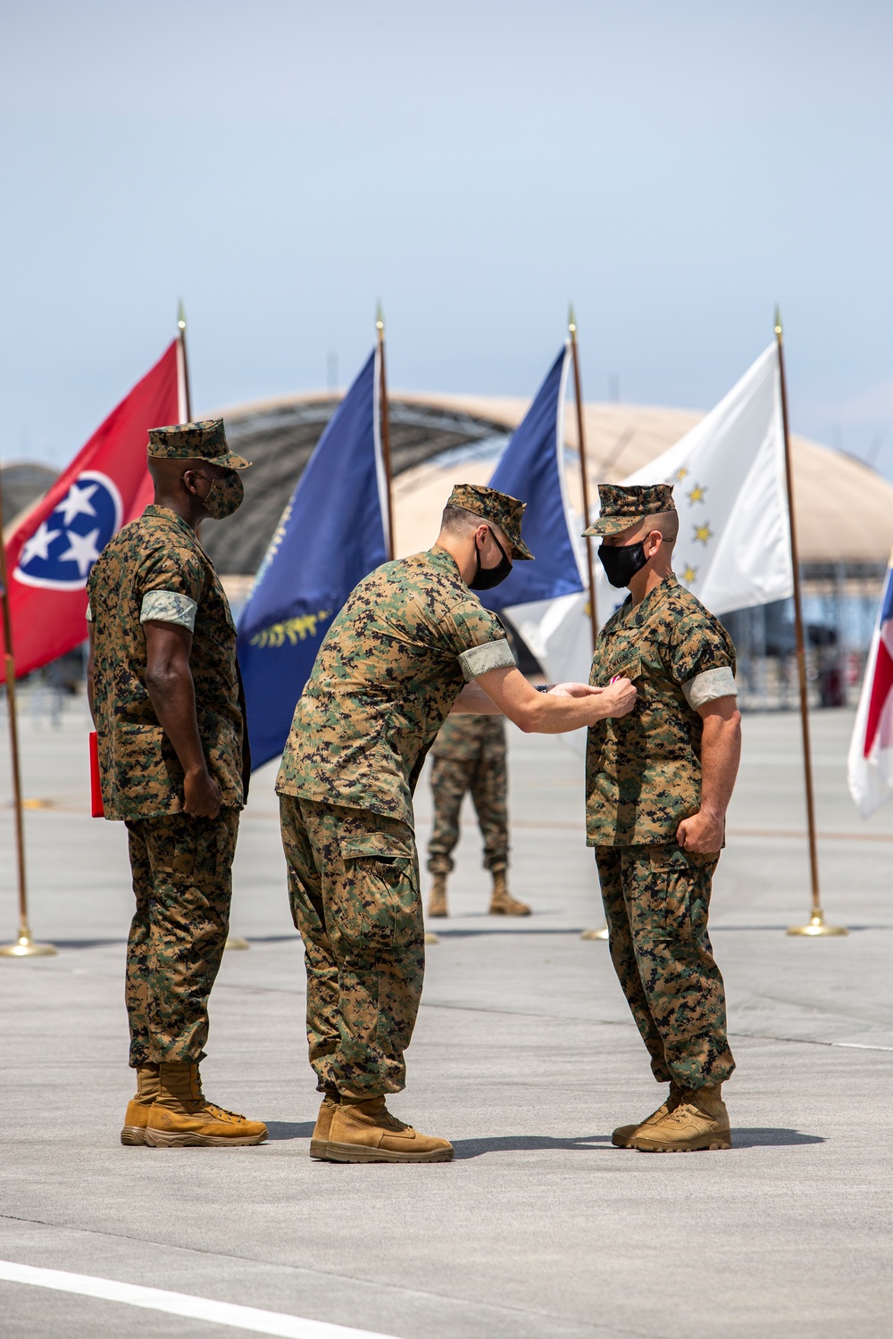 VMFA-121 relief and appointment ceremony