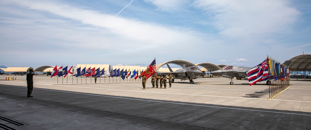 VMFA-121 relief and appointment ceremony