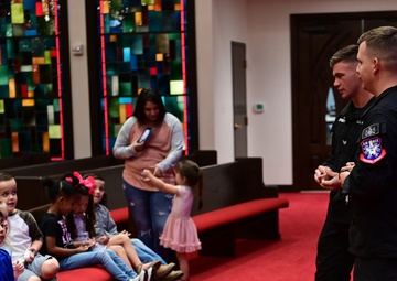 A-10 Demo Team visits Dalhart preschool