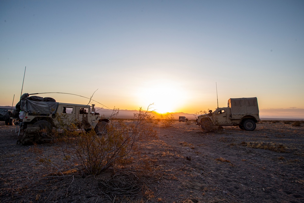 Rounds down range: Bravo Battery trains in supported convoy operations