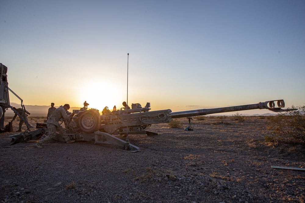 Rounds down range: Bravo Battery trains in supported convoy operations