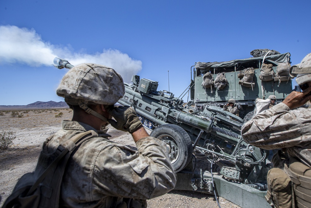 DVIDS - Images - Rounds down range: Bravo Battery trains in supported ...