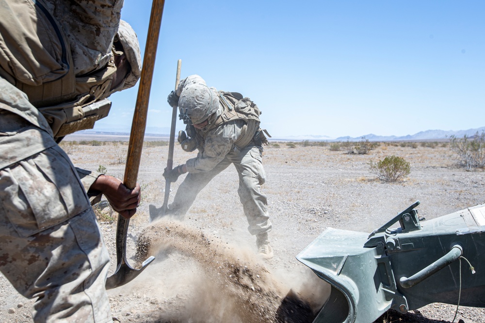 Rounds down range: Bravo Battery trains in supported convoy operations