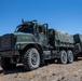 Rounds down range: Bravo Battery trains in supported convoy operations