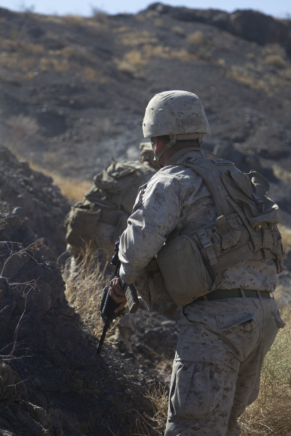 Bravo Battery trains in supported convoy operations