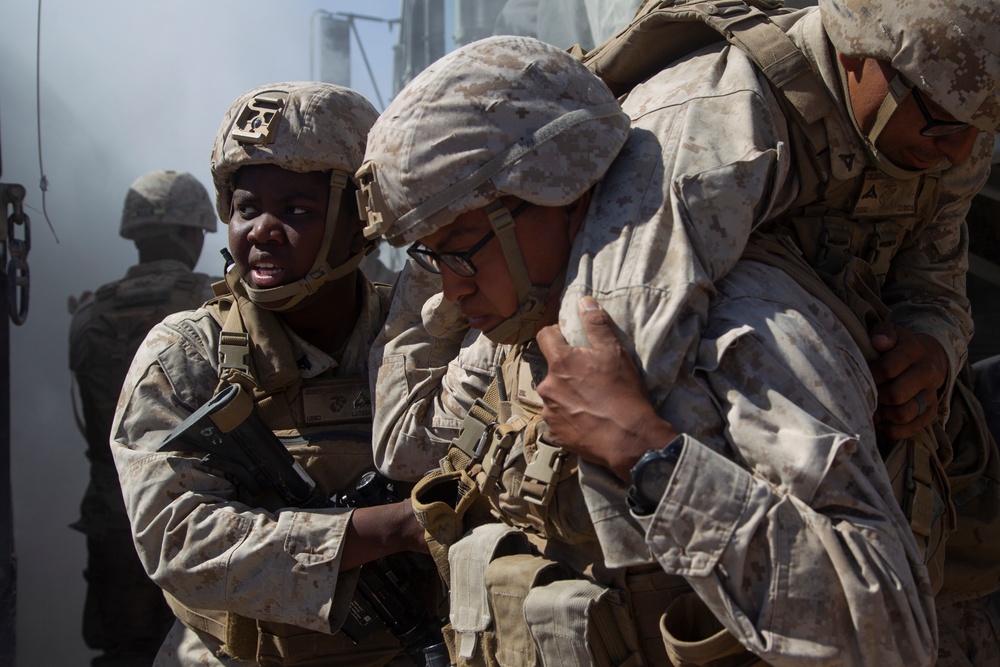 Bravo Battery trains in supported convoy operations