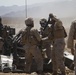 Bravo Battery trains in supported convoy operations