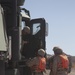 Bravo Battery trains in supported convoy operations
