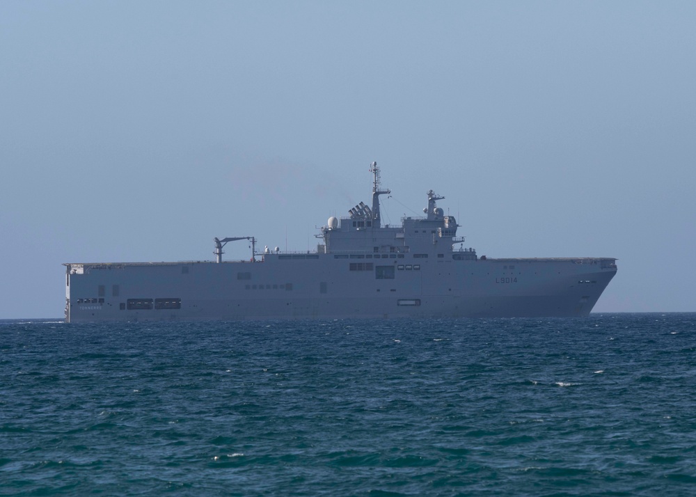 French Navy Vessels Visit CFAO White Beach Naval Facility