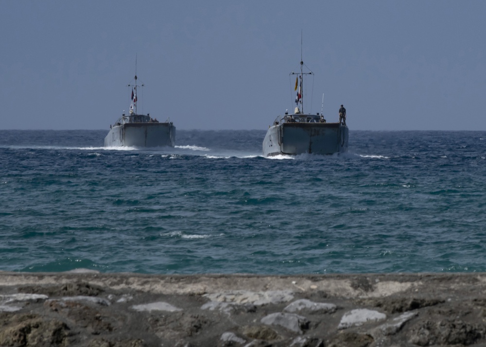 French Navy Vessels Visit CFAO White Beach Naval Facility