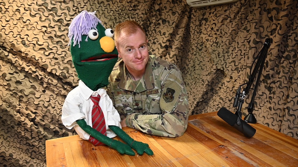 Puppet helps deployed Airmen