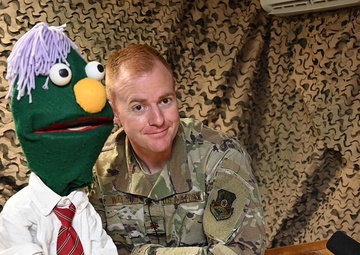 Puppet helps deployed Airmen