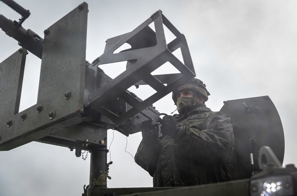 Spanish Tactical Vehicle Movements Stead Fast Defender 2021