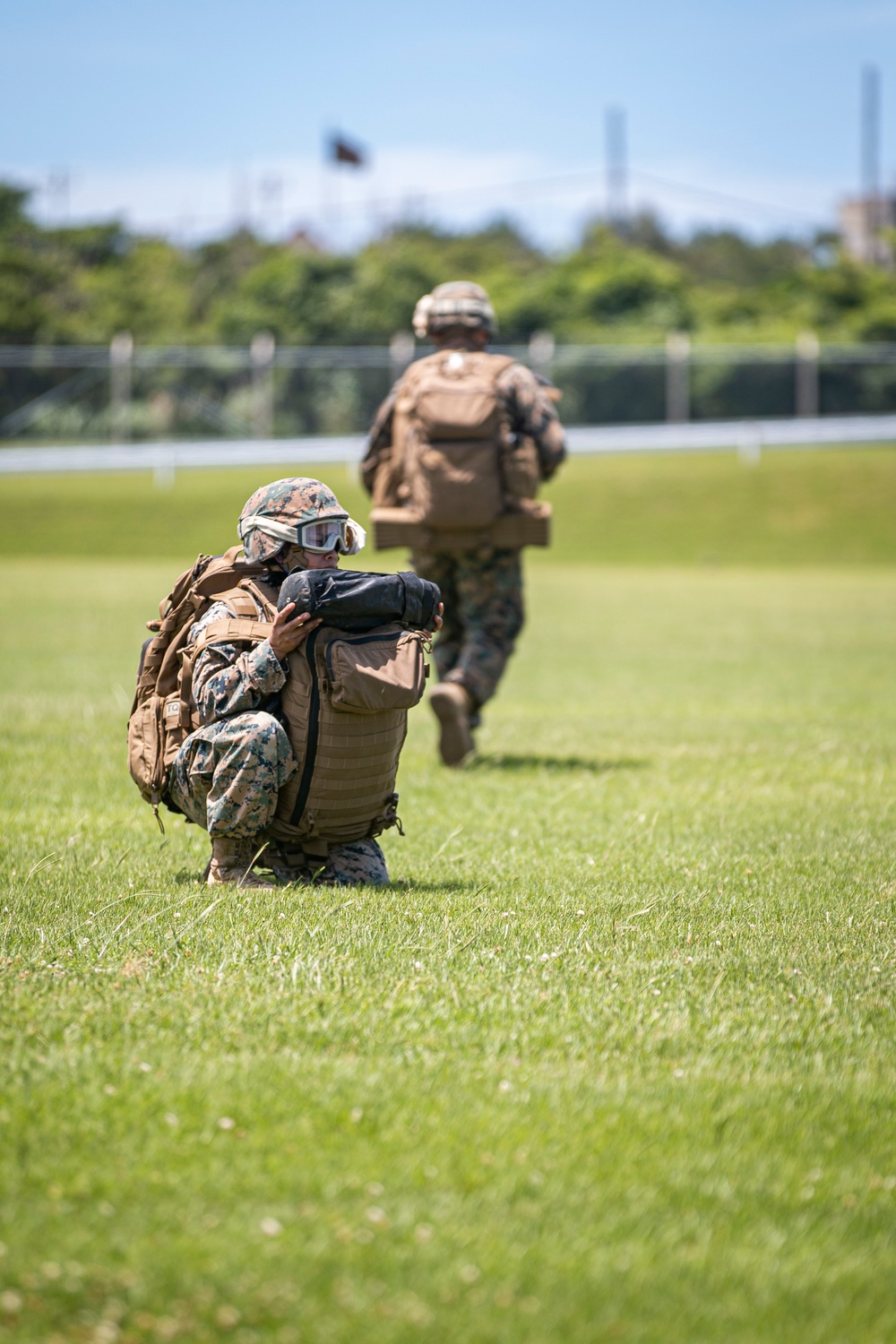 US Marines conduct on and off drills