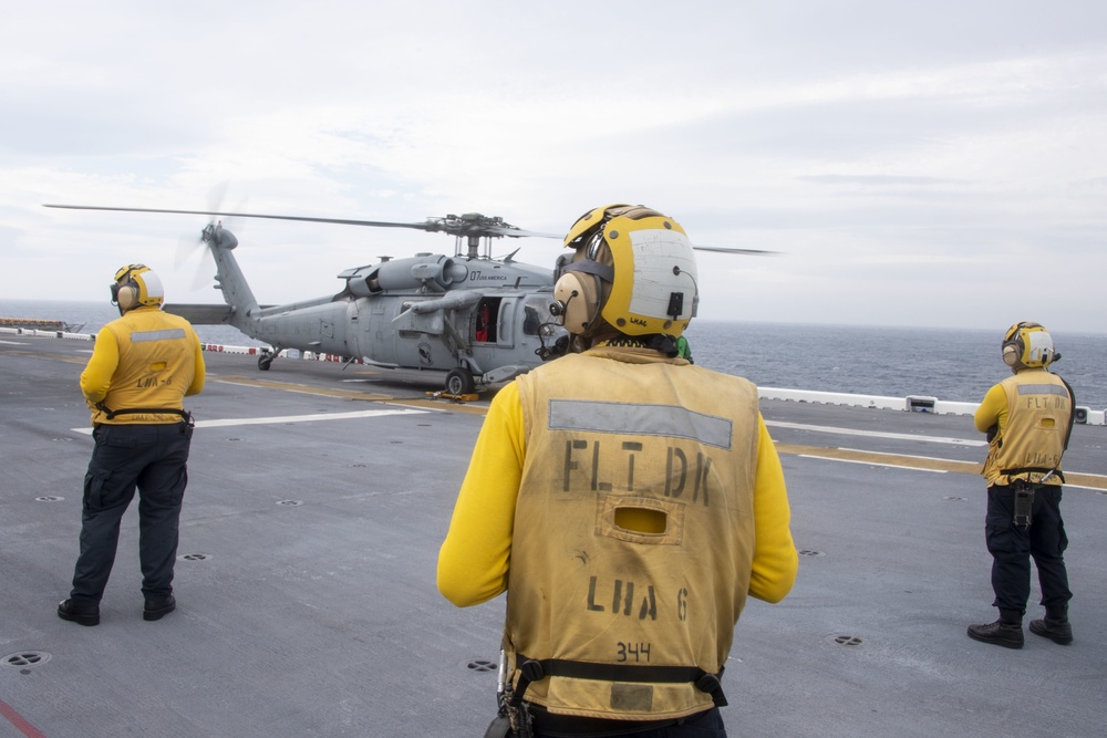 USS America Conducts Flight Operations