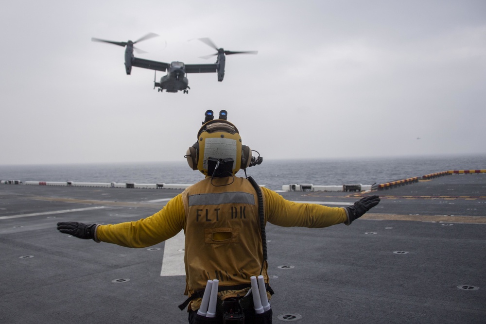 USS America Conducts Flight Operations