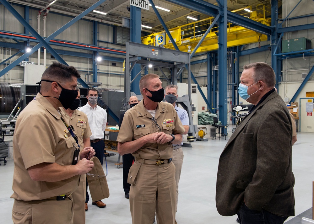 Sen. Jon Tester Tours Naval Submarine Base Kings Bay