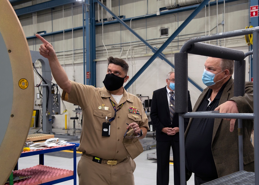 Sen. Jon Tester Tours Naval Submarine Base Kings Bay