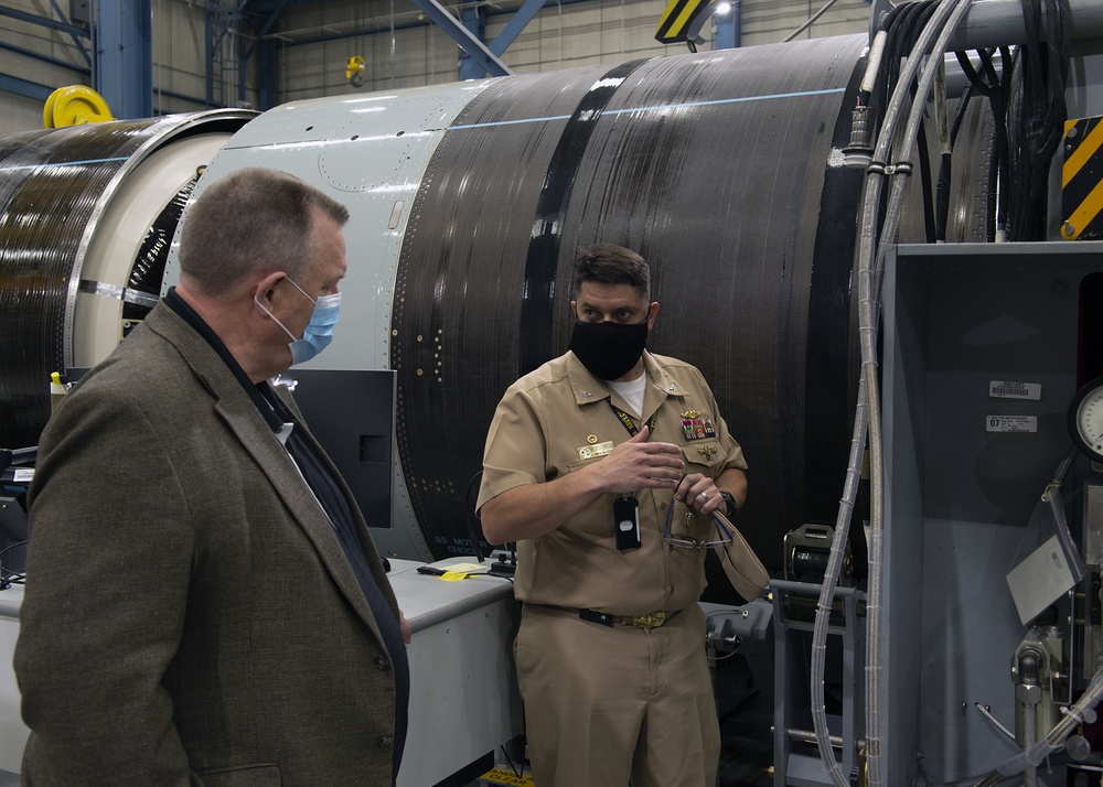 Sen. Jon Tester Tours Naval Submarine Base Kings Bay