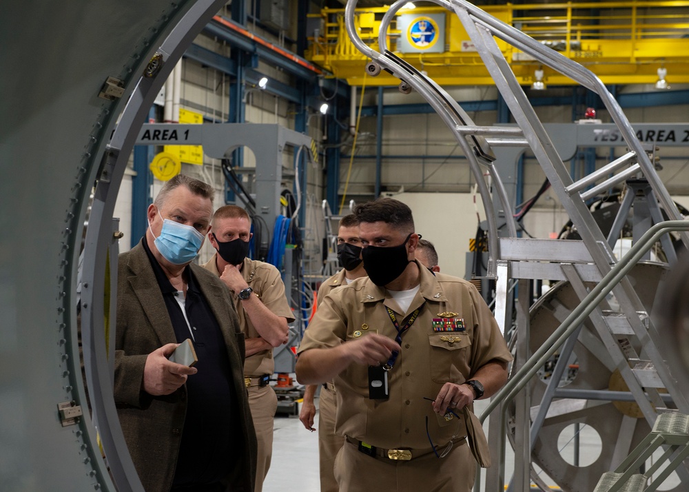 Sen. Jon Tester Tours Naval Submarine Base Kings Bay