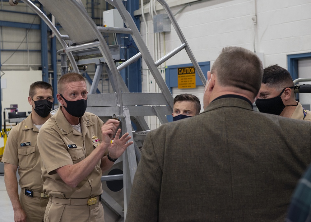 Sen. Jon Tester Tours Naval Submarine Base Kings Bay