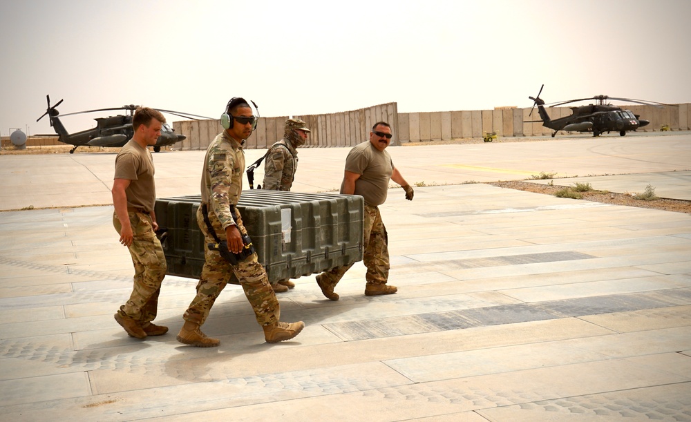 Task Force Phoenix on the job at Al Asad Air Base, Iraq