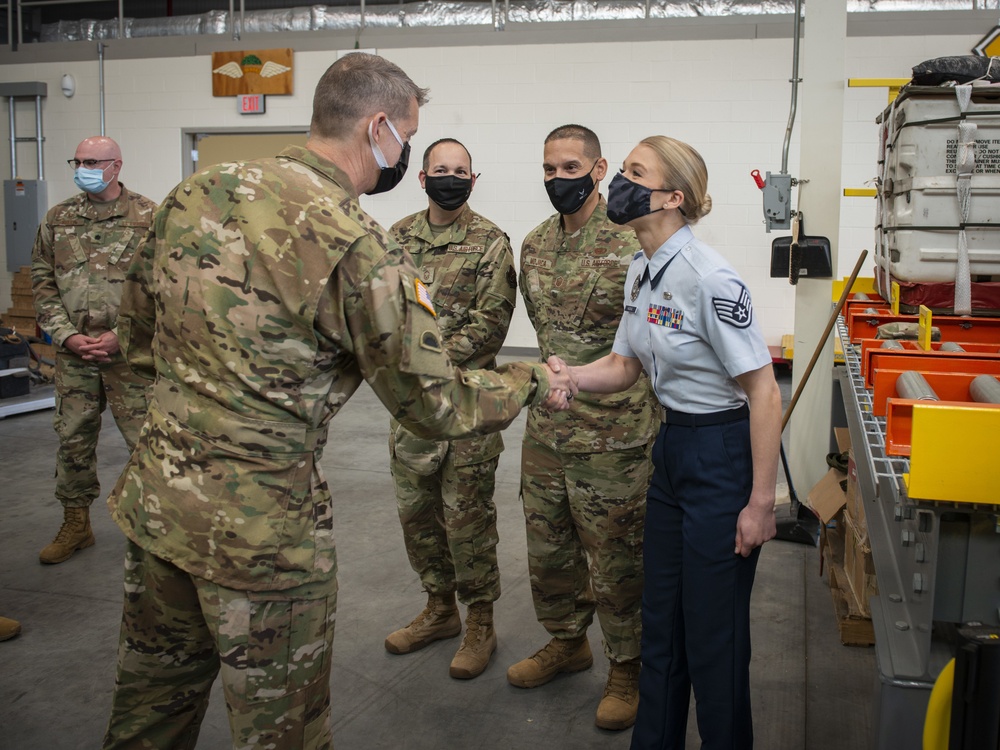 Chief of the National Guard Bureau visits Connecticut Guard