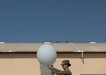 CJTF-HOA weather balloon launch