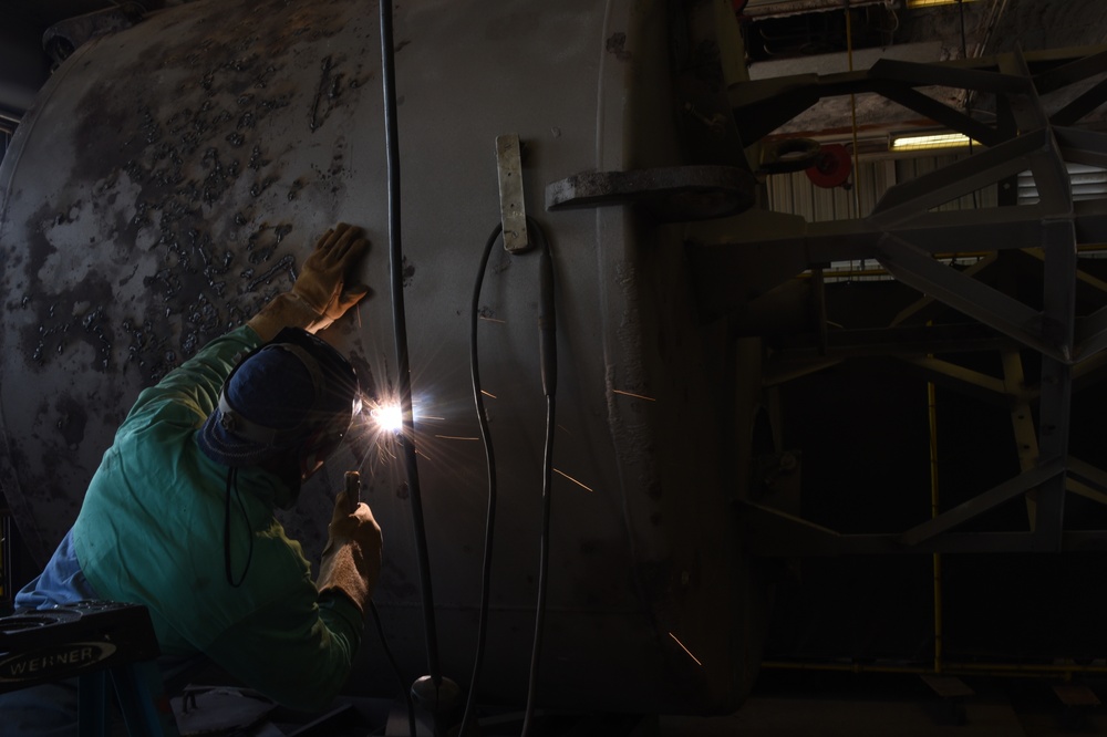 Photo of Coast Guard Jacksonville Civilian Welder