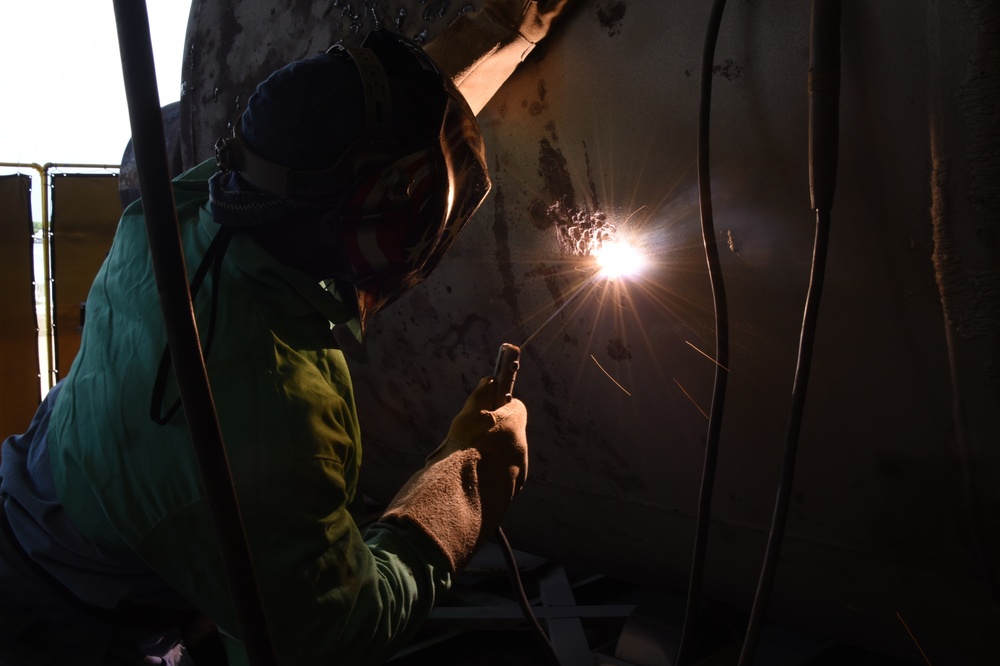 Photo of Coast Guard Jacksonville Civilian Welder