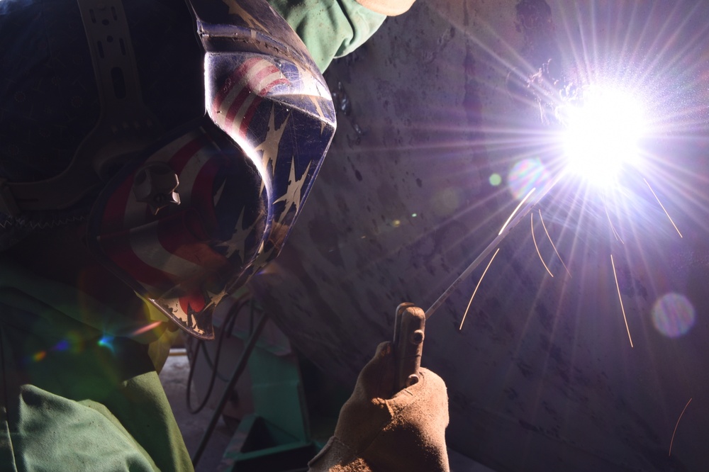 Photo of Coast Guard Jacksonville Civilian Welder