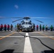 USS Sioux City and HSC 22 Sailors Conduct a FOD Walkdown on the Flight Deck