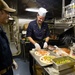 USS Sioux City Leadership Prepare Hand-Made Pizzas for the Crew