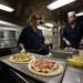 USS Sioux City Leadership Prepare Hand-Made Pizzas for the Crew