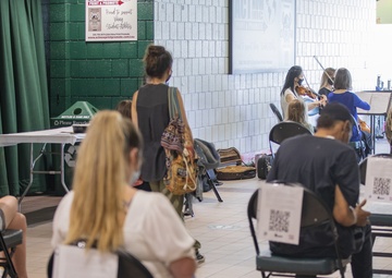String Quartet Performs at the Cleveland Community Vaccination Center