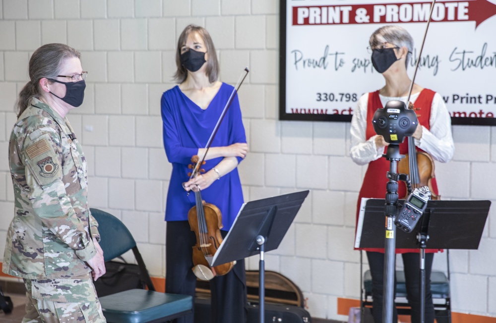 String Quartet Performs at the Cleveland Community Vaccination Center