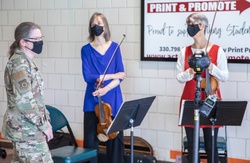 String Quartet Performs at the Cleveland Community Vaccination Center [Image 3 of 4]