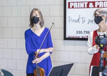 String Quartet Performs at the Cleveland Community Vaccination Center