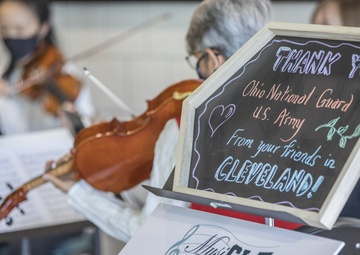 String Quartet Performs at the Cleveland Community Vaccination Center