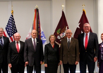 38th Army Surgeon General Lt. Gen. Alcide LaNoue poses with other Army Surgeons General