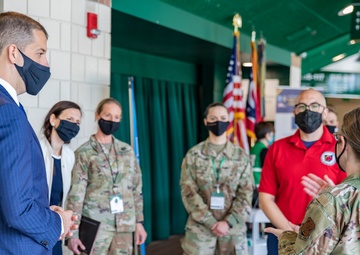 Serbian Ambassador visits Cleveland Community Vaccination Center