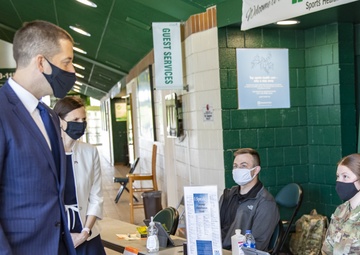 Serbian Ambassador visits Cleveland Community Vaccination Center
