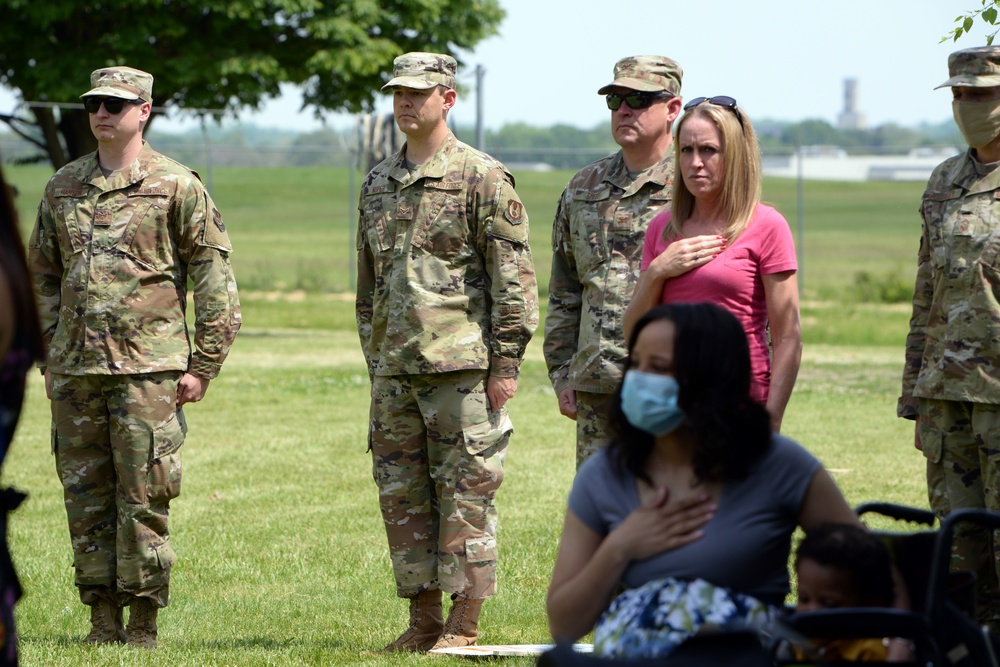 U.S. Air Force Master Sergeant selects named at Wright-Patt party.