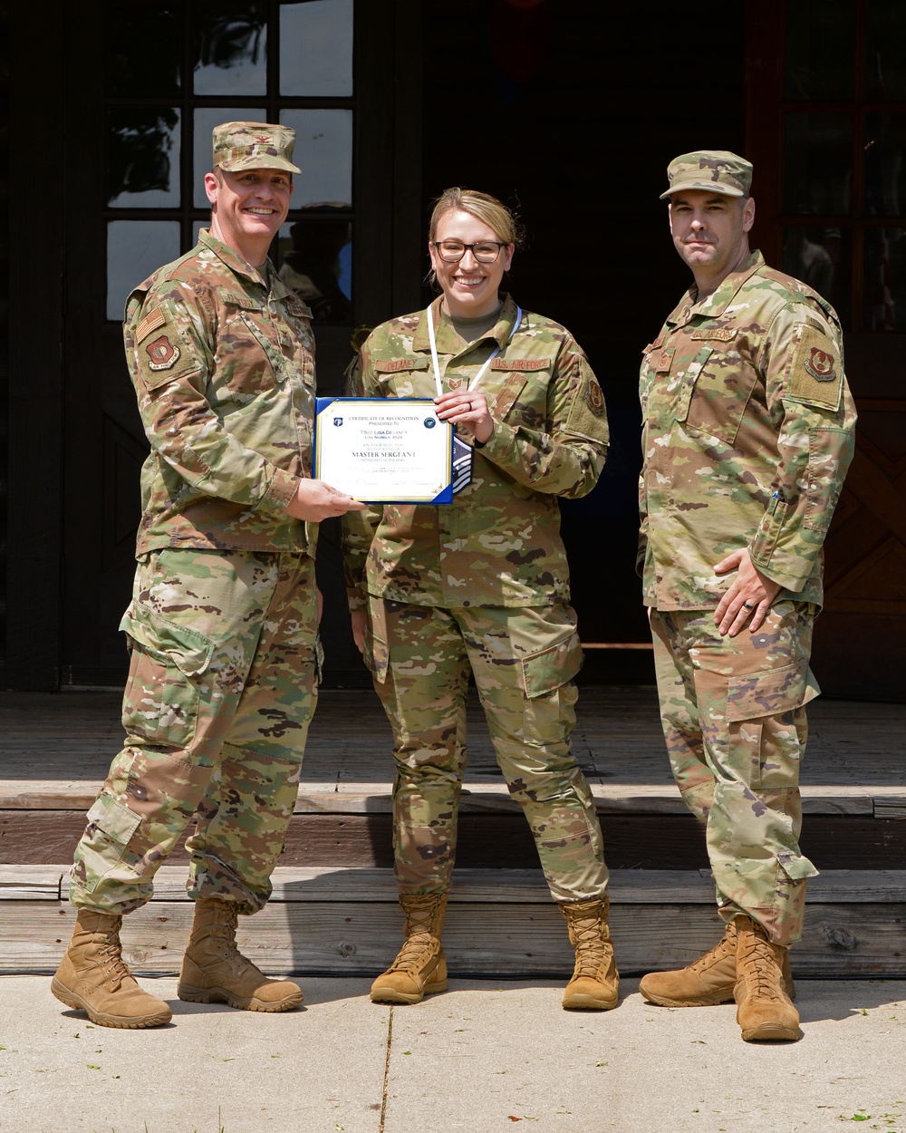 U.S. Air Force Master Sergeant selects named at Wright-Patt party.