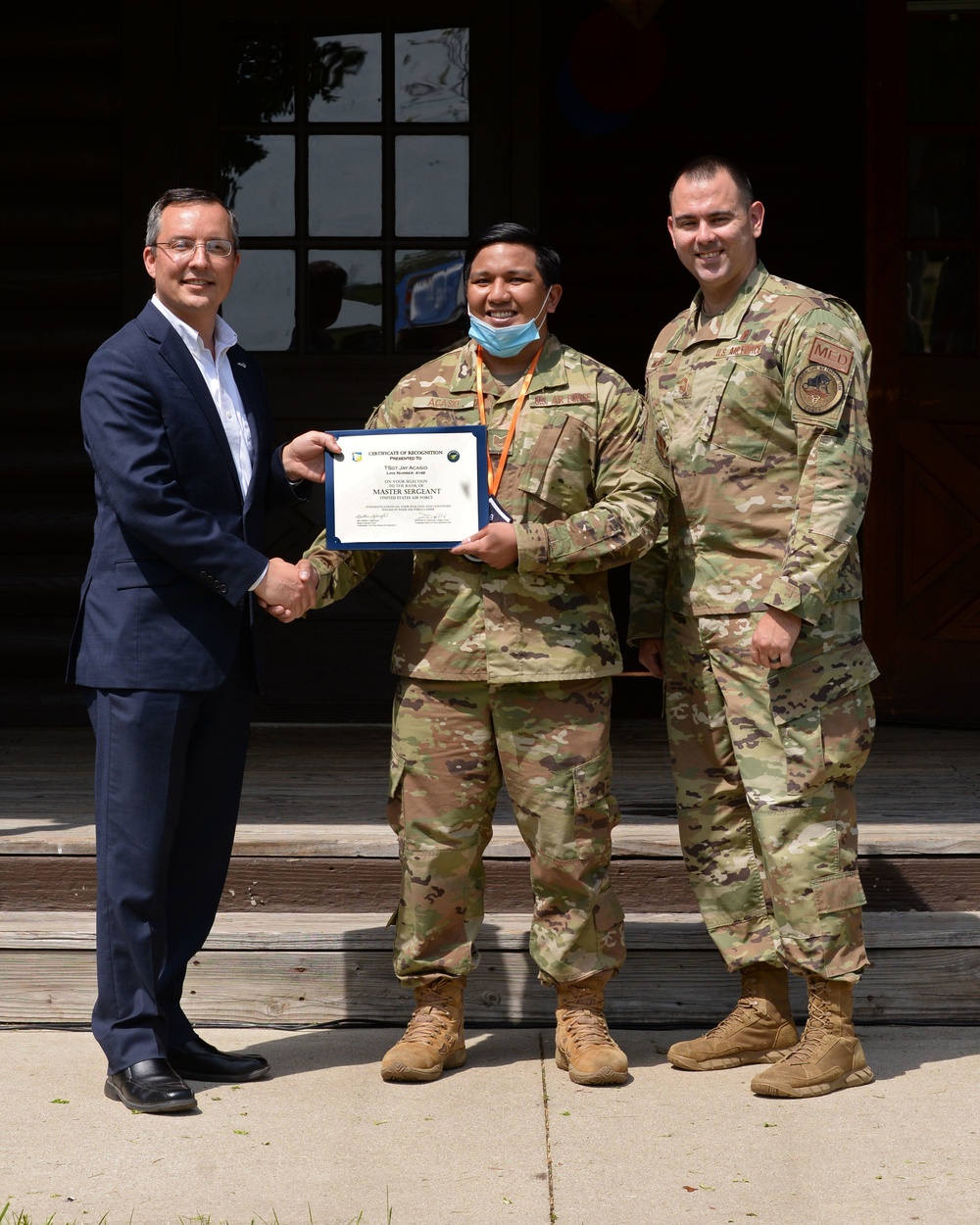 U.S. Air Force Master Sergeant selects named at Wright-Patt party.