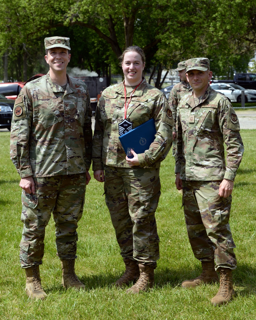 U.S. Air Force Master Sergeant selects named at Wright-Patt party.