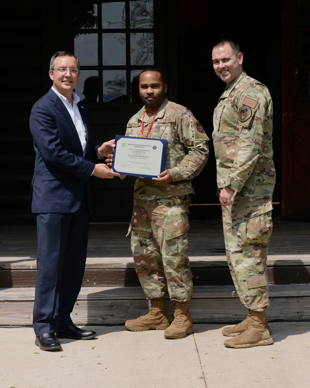 U.S. Air Force Master Sergeant selects named at Wright-Patt party.