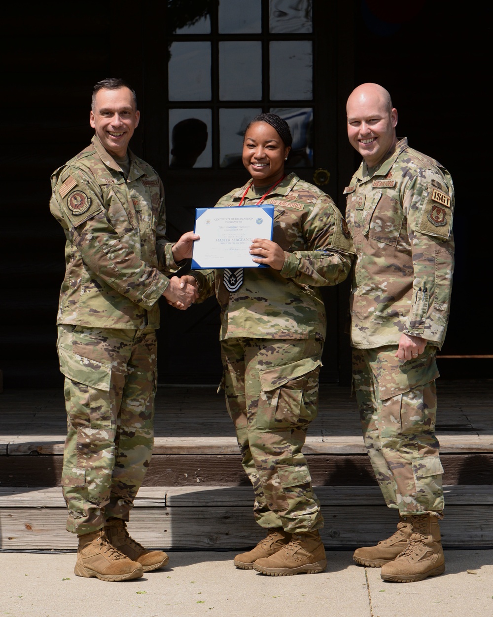 U.S. Air Force Master Sergeant selects named at Wright-Patt party.