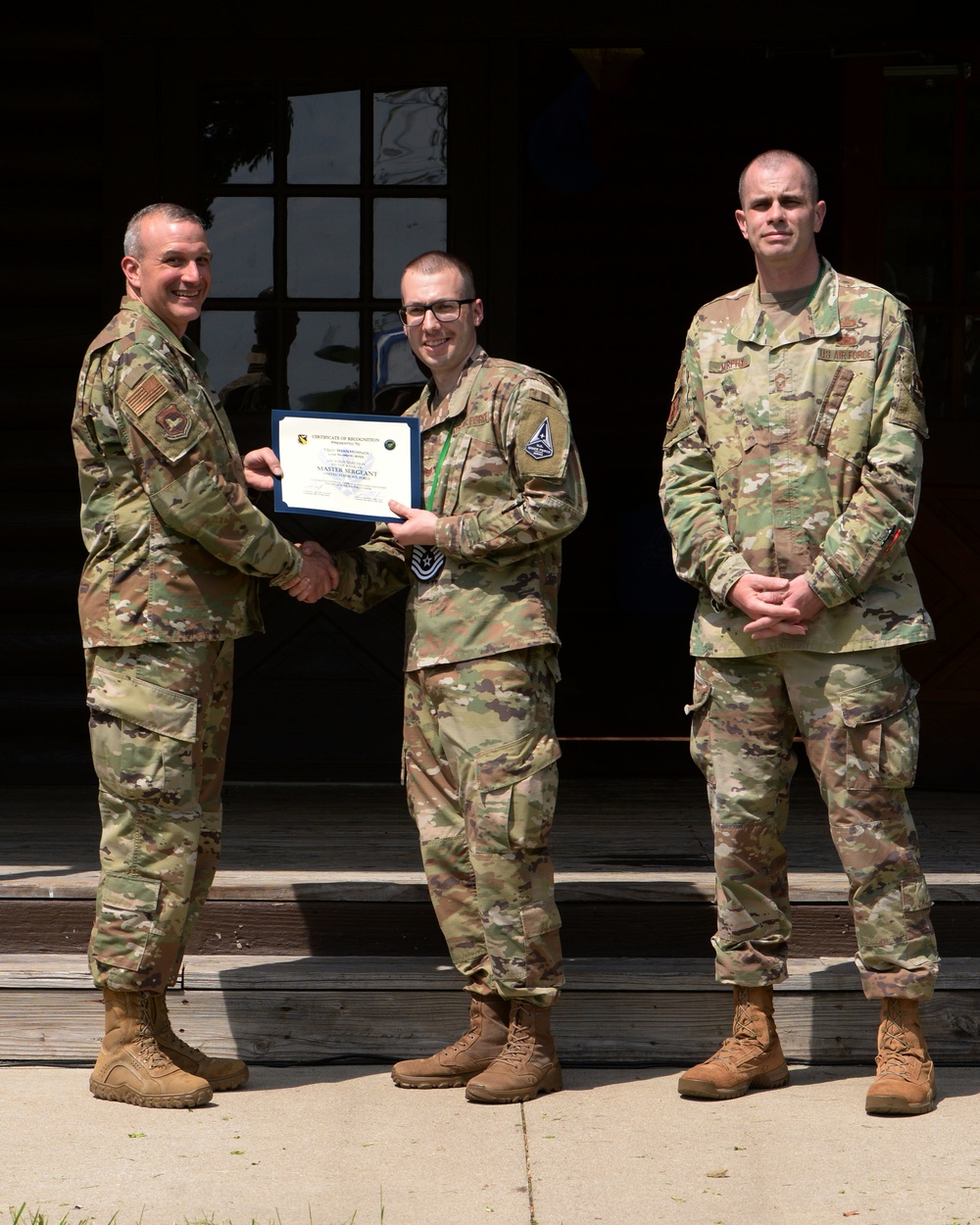 U.S. Air Force Master Sergeant selects named at Wright-Patt party.