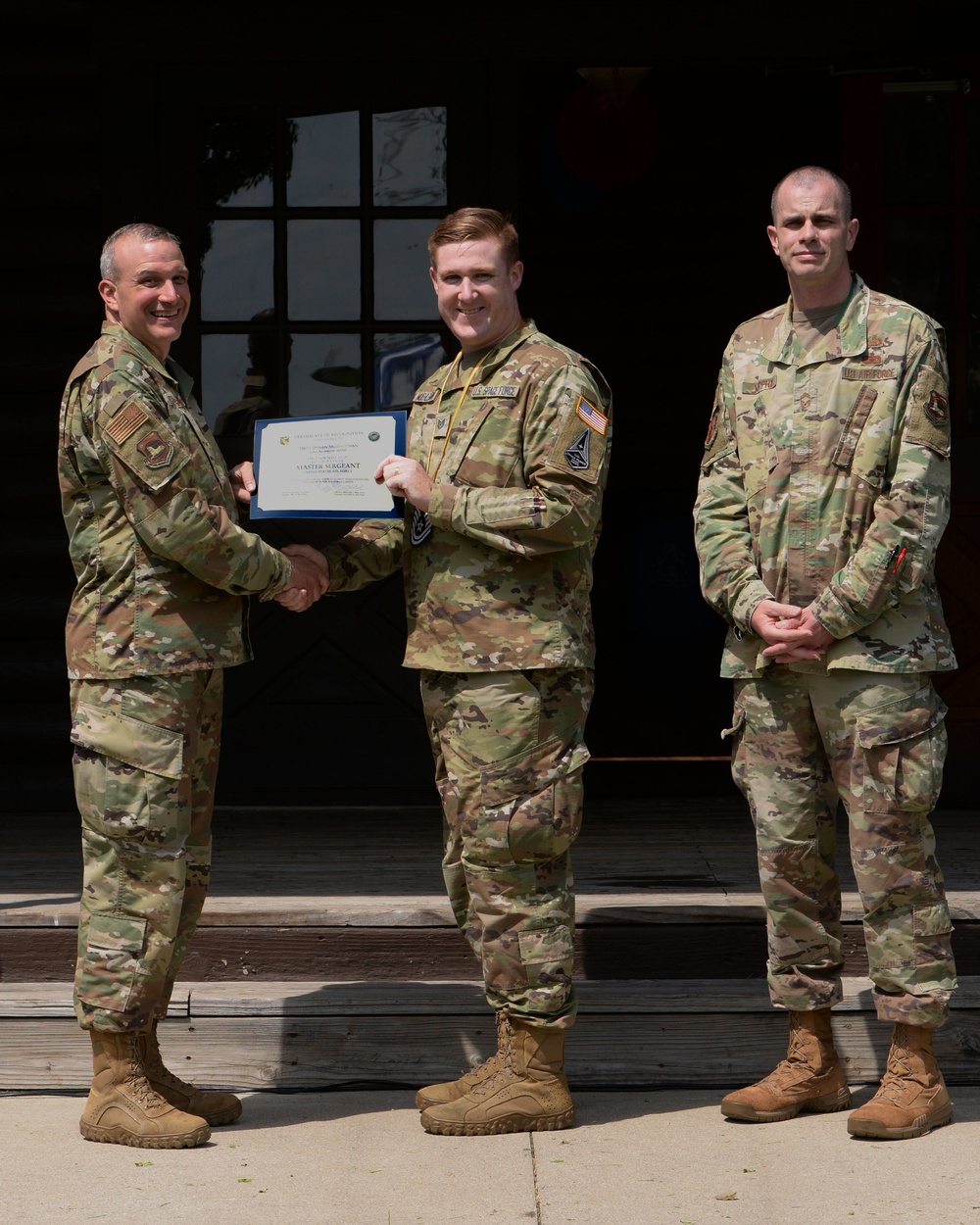 U.S. Air Force Master Sergeant selects named at Wright-Patt party.